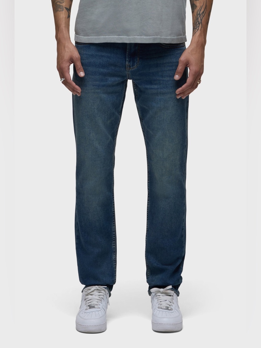 Hudson Blake Slim Straight Fit Jeans in Riptide Blue Size 29 NWT 29x31